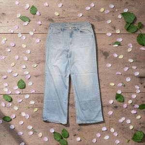 Old Navy Light Blue Wide Leg Jeans - Pale Wash